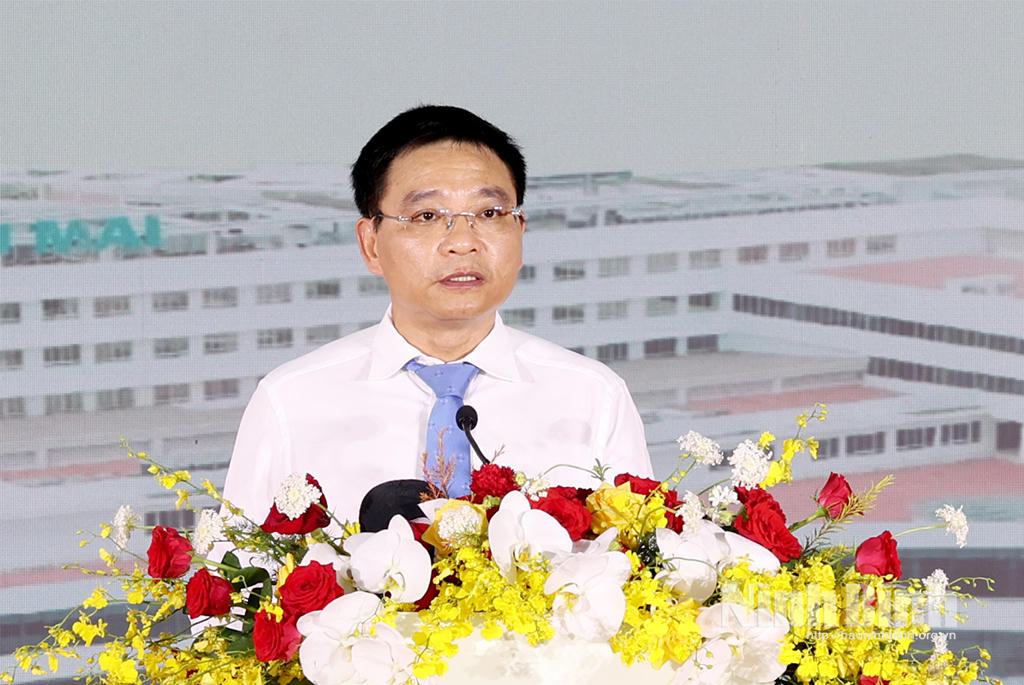Ông&nbsp;Nguyễn Văn Thắng - Ủy viên Trung ương Đảng, Phó Thủ tướng Chính phủ phát biểu chỉ đạo tại lễ khai trương (Ảnh: Phan Hiếu- Minh Quang)