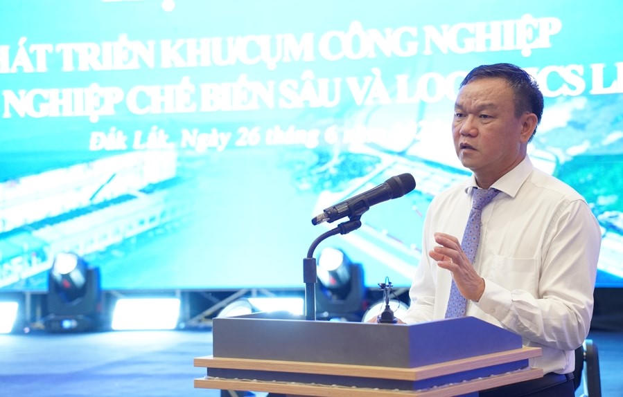 Phó Chủ tịch UBND tỉnh Đắk Lắk Đào Mỹ phát biểu tại hội thảo. (Ảnh TL)