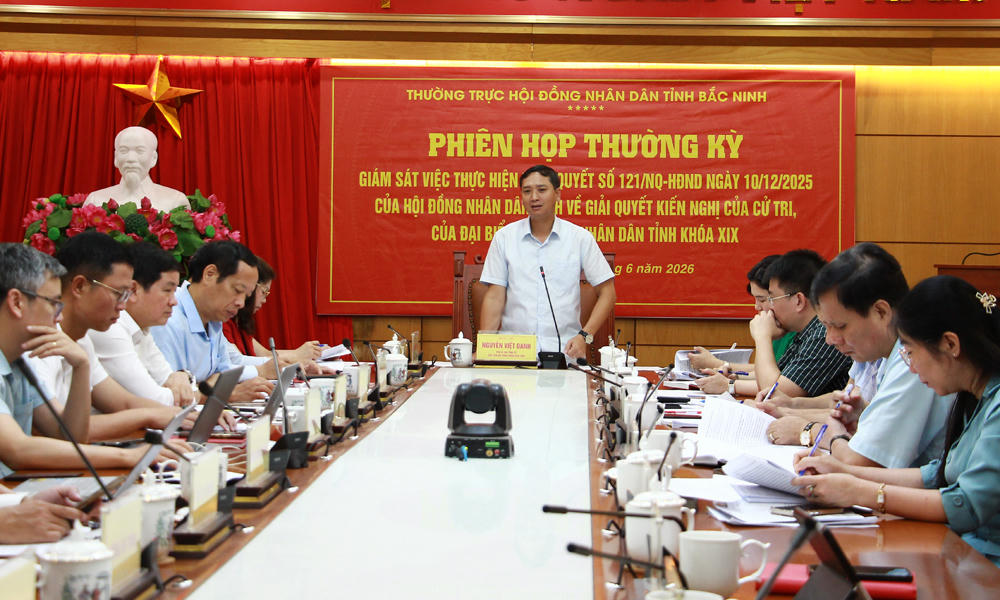 Bắc Ninh đôn đốc giải quyết dứt điểm kiến nghị cử tri, nâng cao hiệu quả giám sát