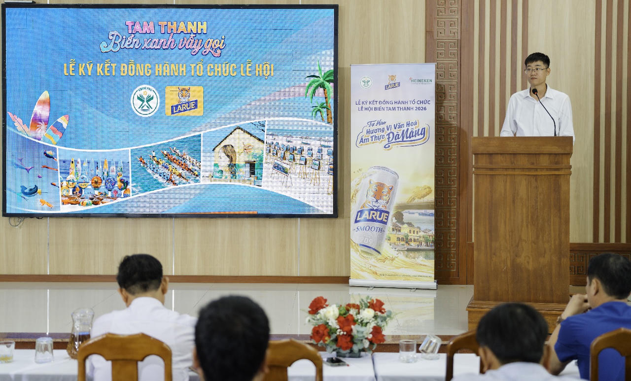 Ông Nguyễn Văn Hiệu, Phó Chủ tịch UBND phường Quảng Phú, phát biểu tại sự kiện.