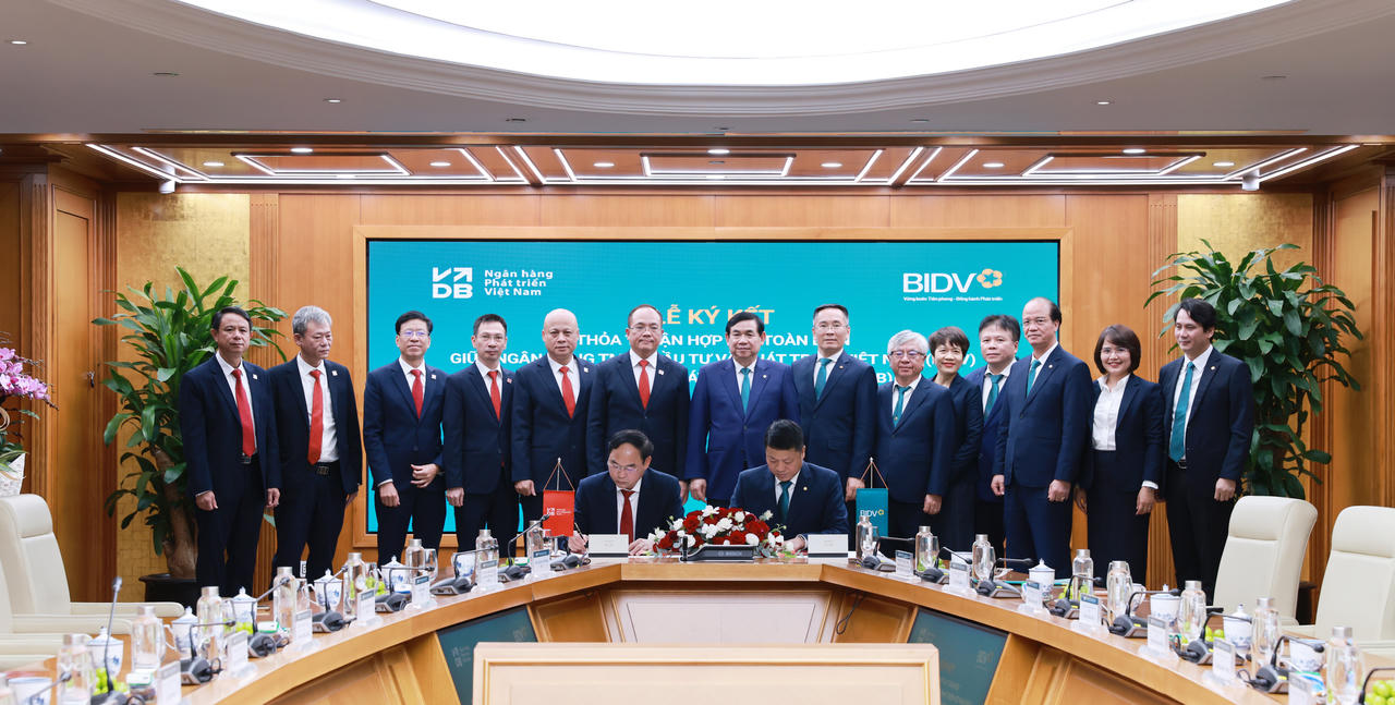 VDB mở rộng hợp tác với BIDV, thúc đẩy đổi mới hoạt động và phát triển bền vững