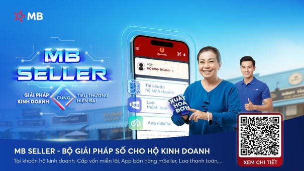 MB Seller – Bộ giải pháp số giúp hộ kinh doanh, cá nhân kinh doanh buôn bán an tâm.