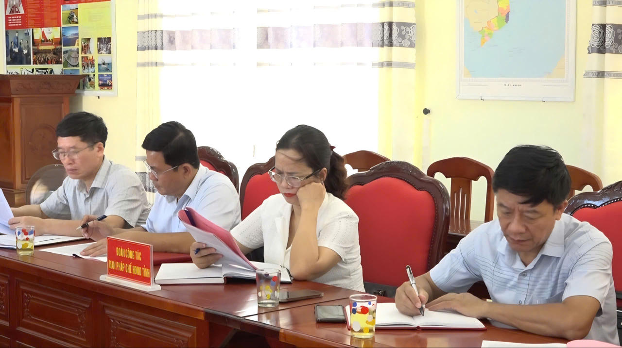 Ban Pháp chế HĐND tỉnh Quảng Trị khảo sát kết quả thực hiện nhiệm vụ tại 4 đồn Biên phòng