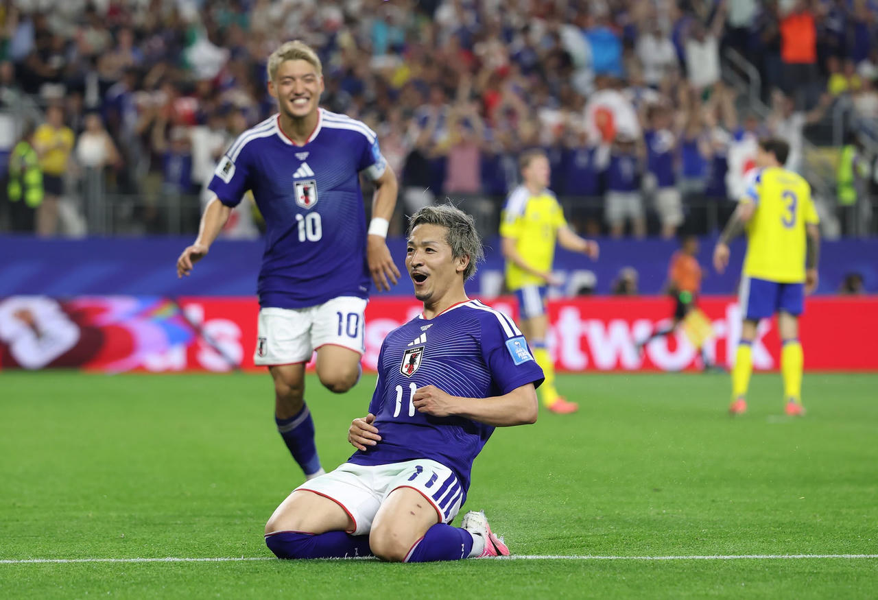 Đội tuyển Nhật Bản là đội bóng châu Á có vé sớm vào vòng 32 đội (Ảnh: FIFA)
