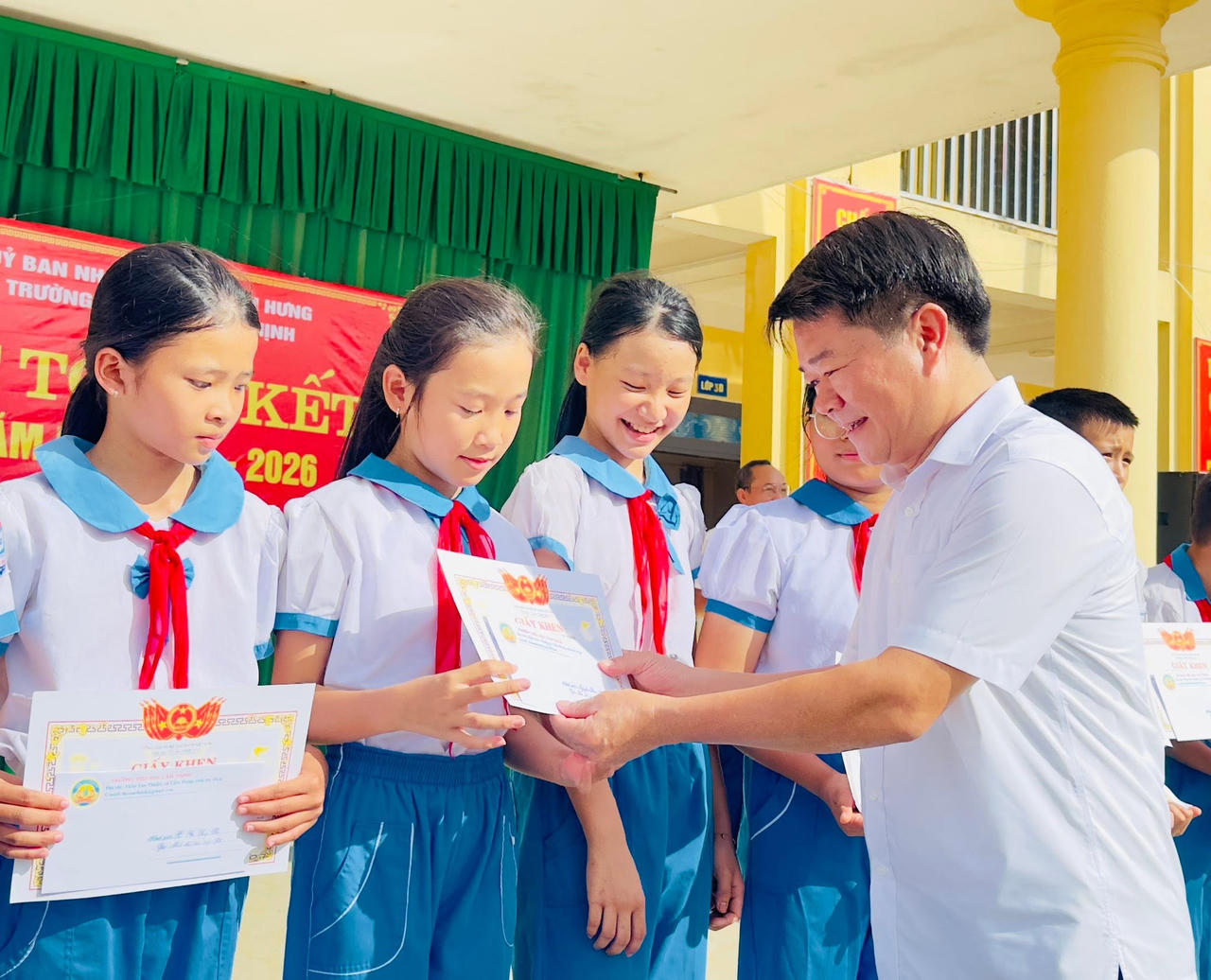 Xã Cẩm Hưng quan tâm đầu tư phát triển giáo dục.&nbsp;
