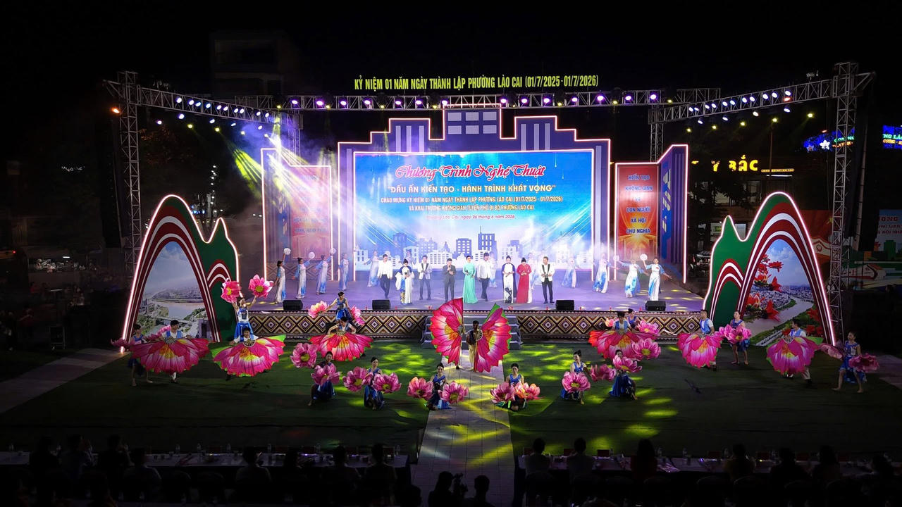 Khai trương Không gian phố đi bộ phường Lào Cai