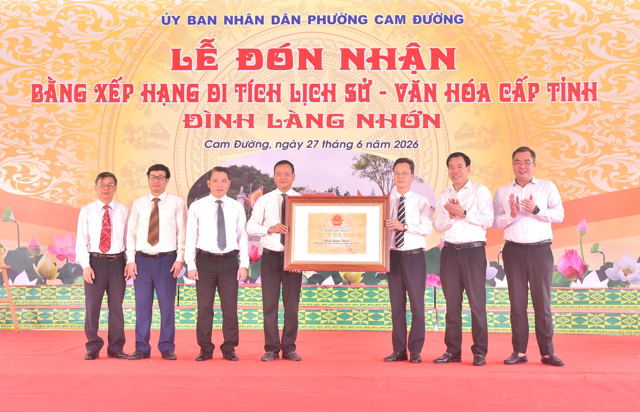 Đình Làng Nhớn được xếp hạng Di tích lịch sử - văn hóa cấp tỉnh ở Lào Cai 
