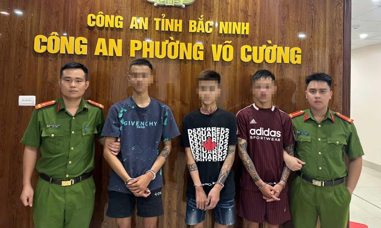 Bắt giữ nhóm thanh, thiếu niên gây loạt vụ cướp táo tợn trong đêm ở Bắc Ninh