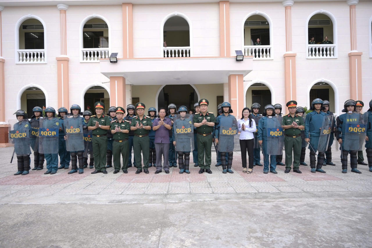 Trung tướng Lê Quang Đạo biểu dương kết quả thực hiện nhiệm vụ quân sự, quốc phòng của An Giang