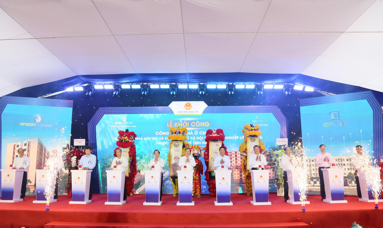 Khởi công dự án nhà ở xã hội 1.595 tỷ đồng tại KCN Liên Hà Thái Khởi công dự án nhà ở xã hội 1.595 tỷ đồng tại KCN Liên Hà Thái