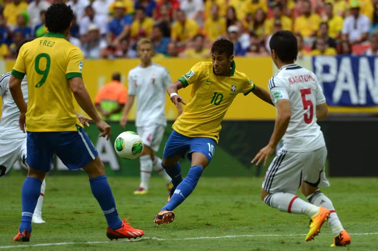 Neymar đã ghi 9 bàn vào lưới đội tuyển Nhật Bản
