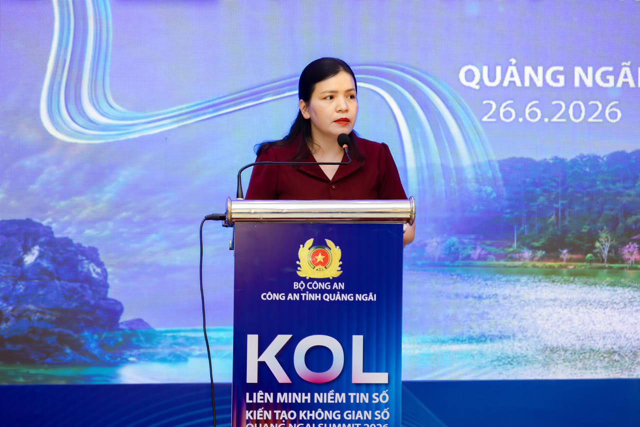 Công an tỉnh Quảng Ngãi ra mắt câu lạc bộ "Niềm tin số Quảng Ngãi", kết nối KOL chung tay xây dựng không gian mạng an toàn