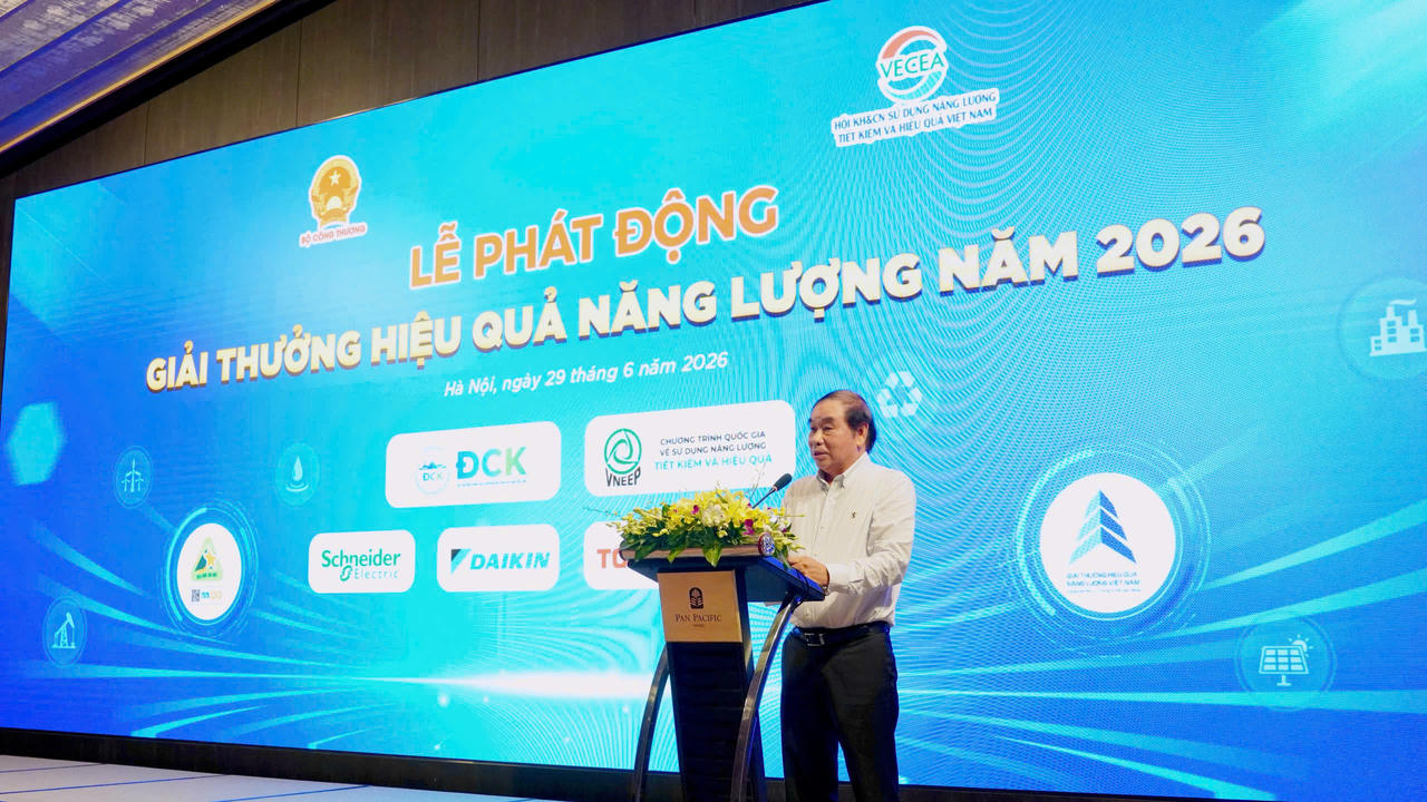 Ông Nguyễn Văn Hiệp - Chủ tịch VECEA phát biểu tại lễ phát động.