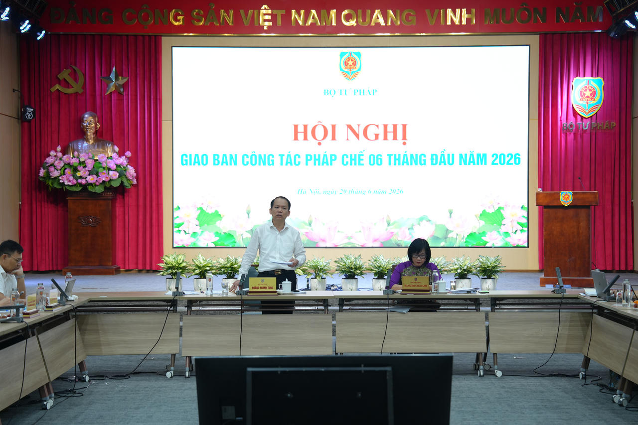Bộ trưởng Hoàng Thanh Tùng kết luận Hội nghị.