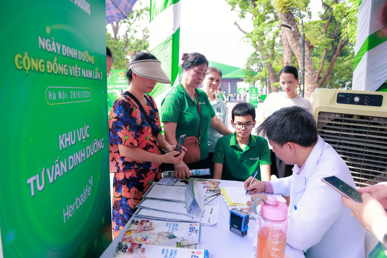 Herbalife Việt Nam đồng hành tổ chức Ngày Dinh dưỡng cộng đồng Việt Nam lần thứ 7 tại Hà Nội