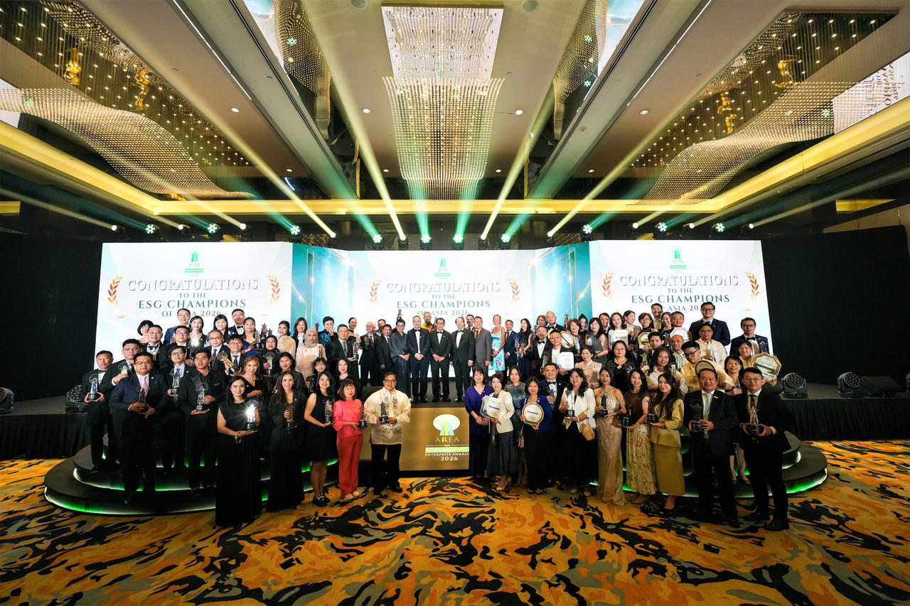 Toàn cảnh lễ trao giải Asia Responsible Enterprise Awards 2026.