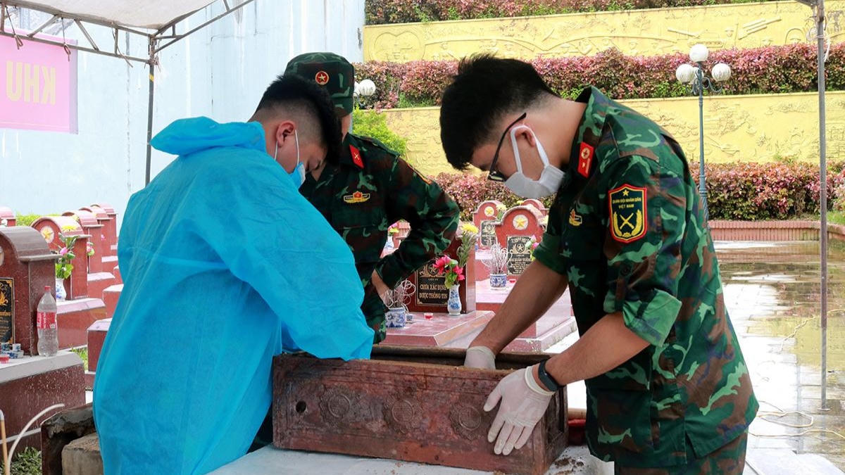 Tuyên Quang hoàn thành lấy mẫu giám định ADN liệt sĩ chưa có thông tin