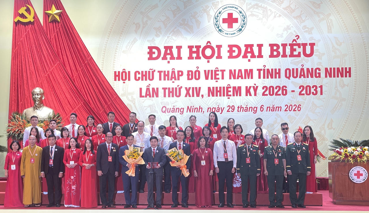  Ban Chấp hành Hội Chữ thập đỏ Việt Nam tỉnh Quảng Ninh khóa XIV, nhiệm kỳ 2026-2031.