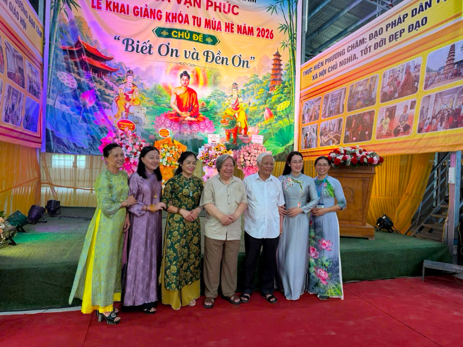 Chùa Vạn Phúc: Gieo mầm đạo hiếu, bồi dưỡng nhân cách cho thế hệ trẻ