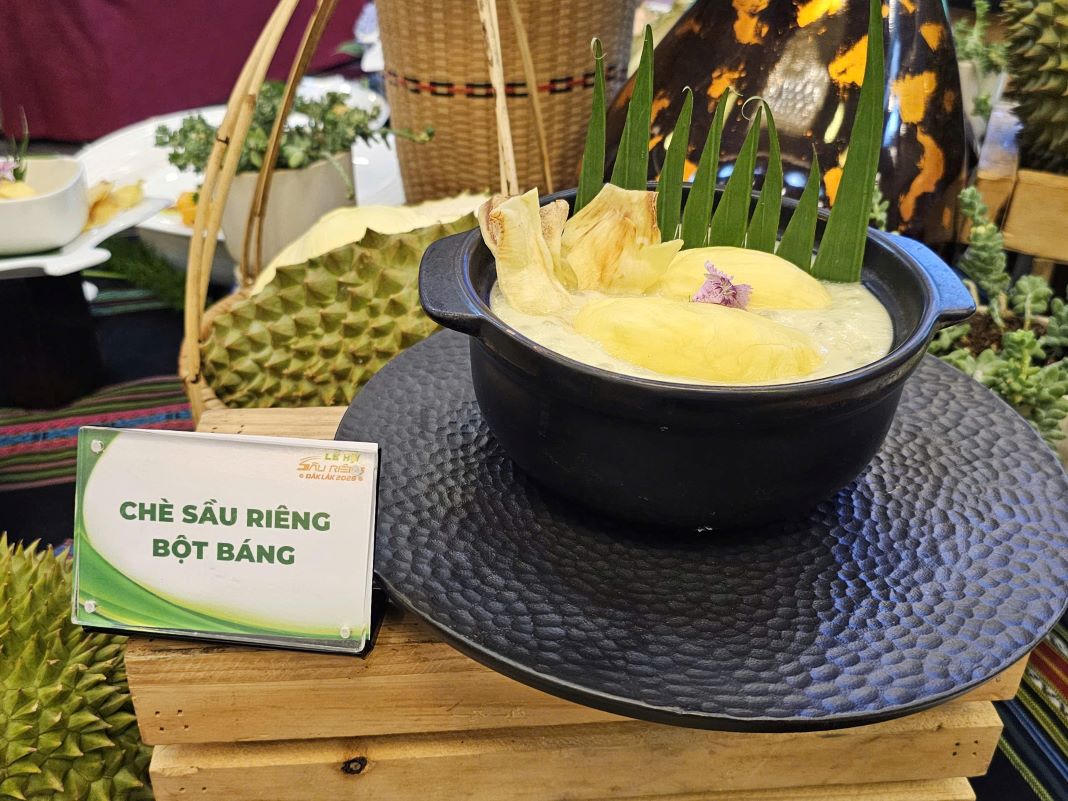 Độc đáo nghệ thuật ẩm thực từ sầu riêng