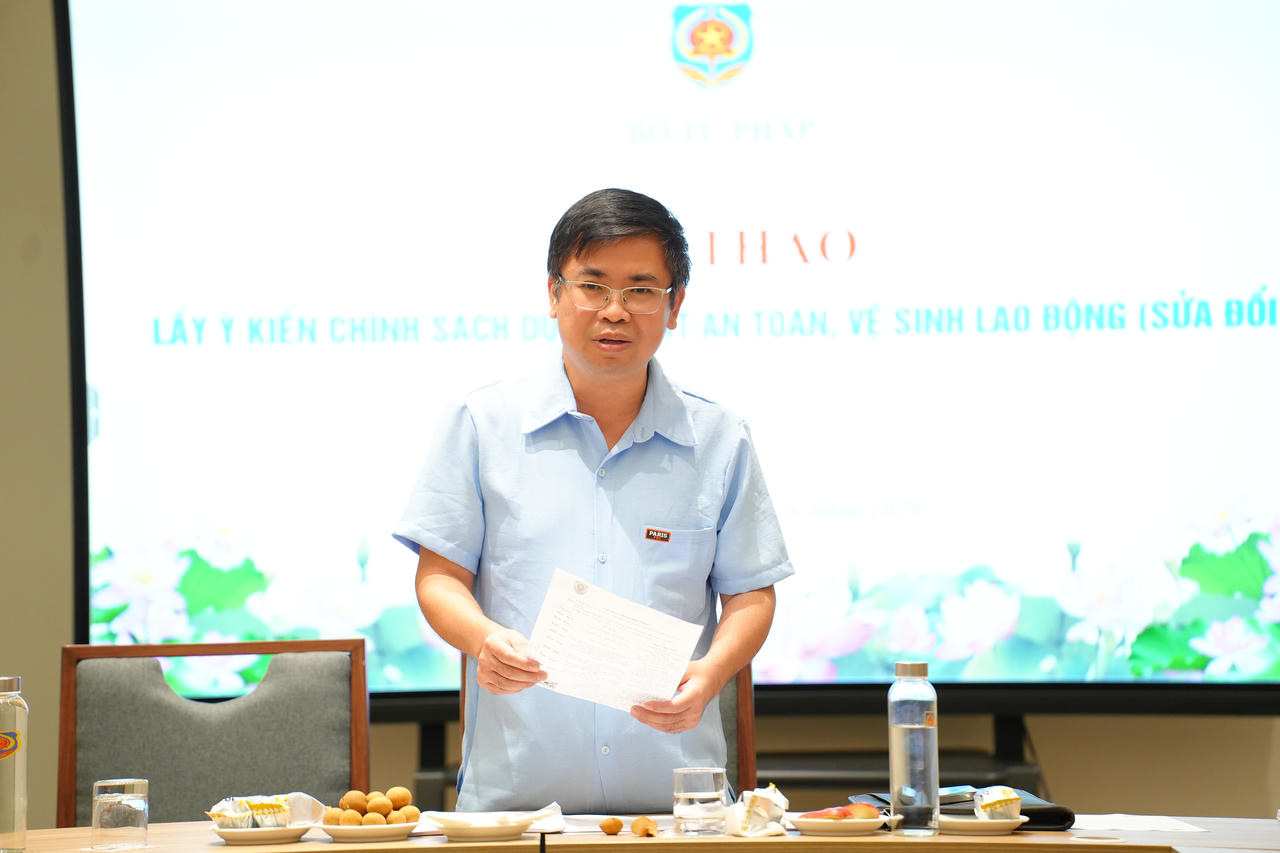 Phó Cục trưởng Cục Pháp luật Dân sự - Kinh tế Cao Đăng Vinh phát biểu kết thúc Hội thảo.