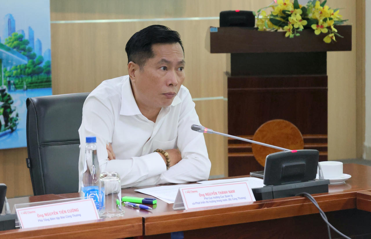 Ông Nguyễn Thành Nam, Phó Cục trưởng Cục Quản lý và Phát triển thị trường trong nước (Bộ Công Thương)