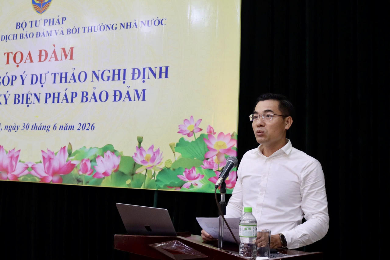 Tọa đàm lấy ý kiến góp ý dự thảo Nghị định về đăng ký biện pháp bảo đảm