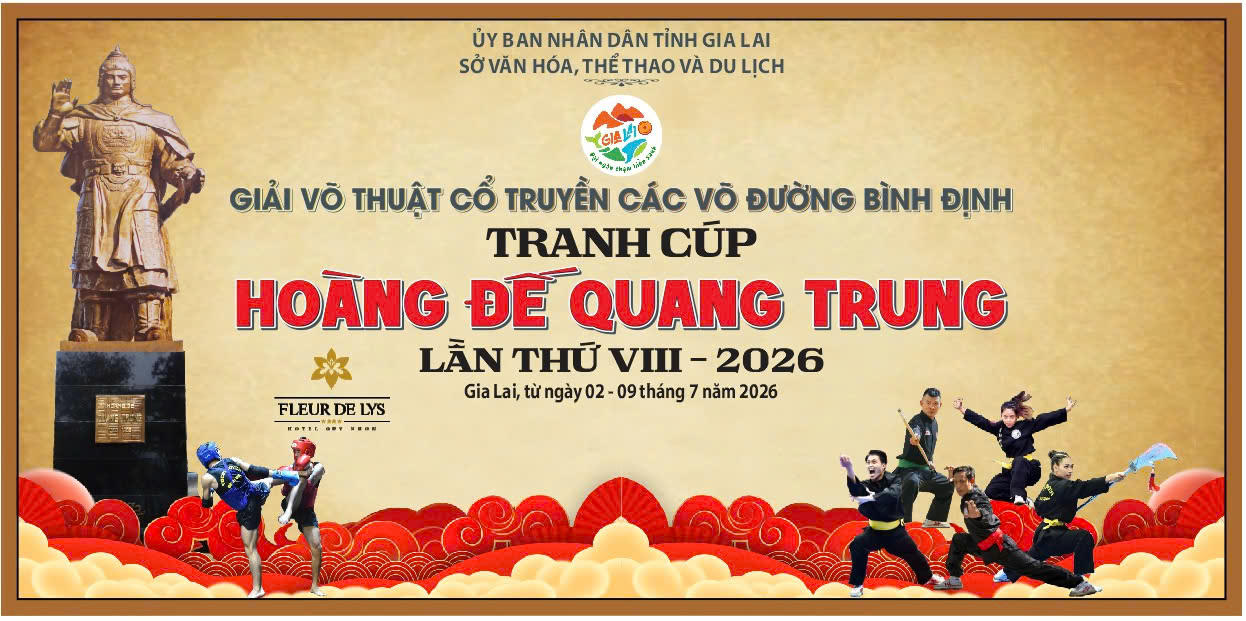 Hơn 700 vận động viên sẽ tham gia Giải Võ thuật cổ truyền Bình Định