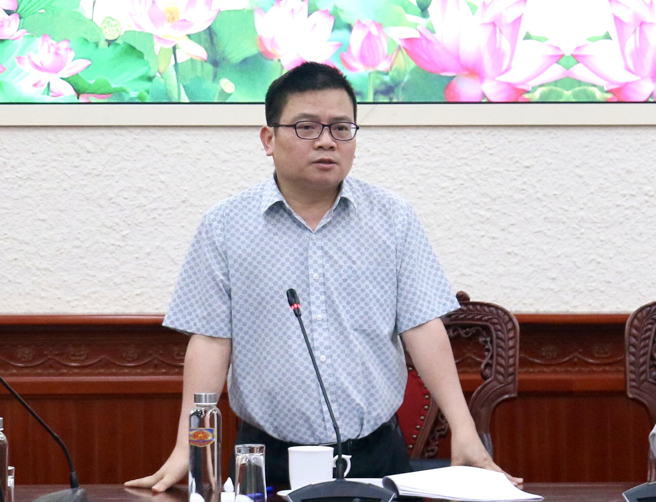 Thứ trưởng Bộ Công thương Trương Thanh Hoài phát biểu tại buổi thẩm định.