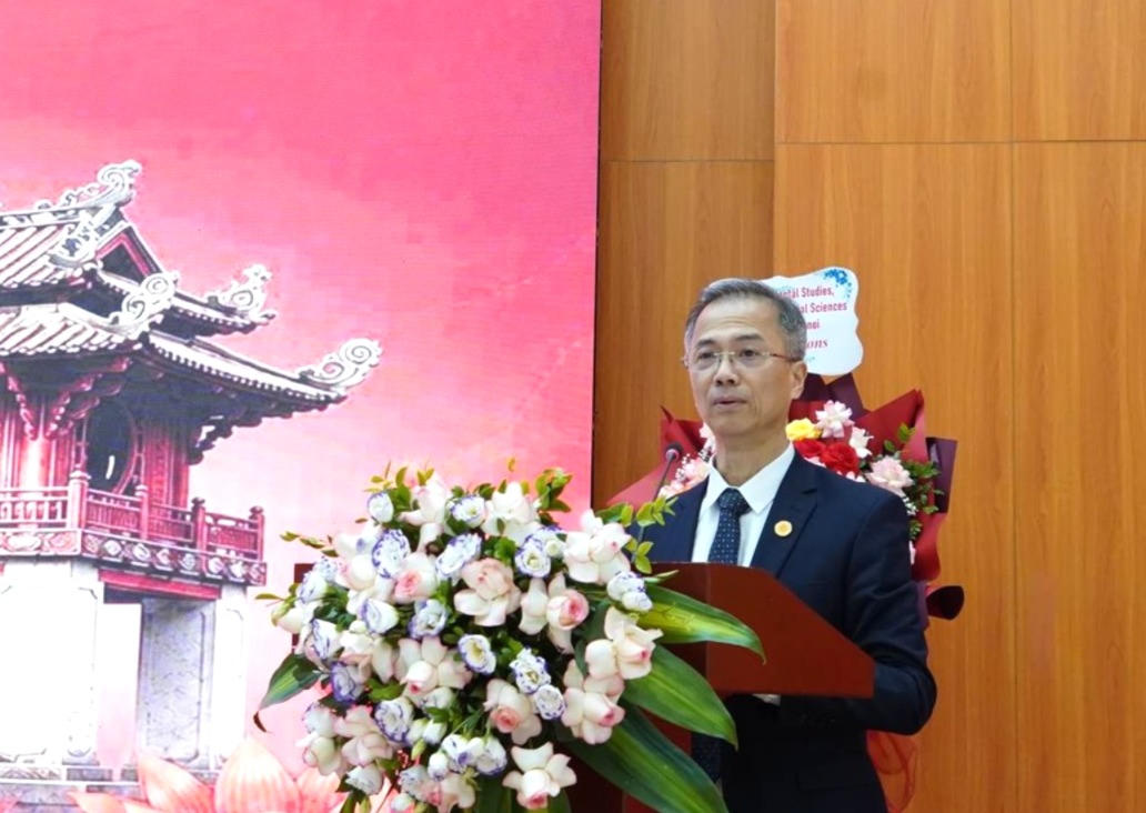 TS. Đặng Xuân Thanh, Phó Chủ tịch Viện Hàn lâm phát biểu.