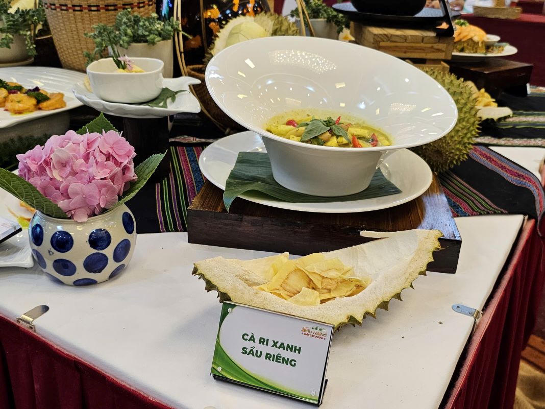 Độc đáo nghệ thuật ẩm thực từ sầu riêng