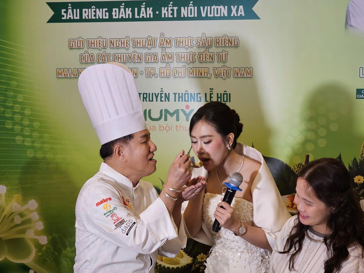 Độc đáo nghệ thuật ẩm thực từ sầu riêng