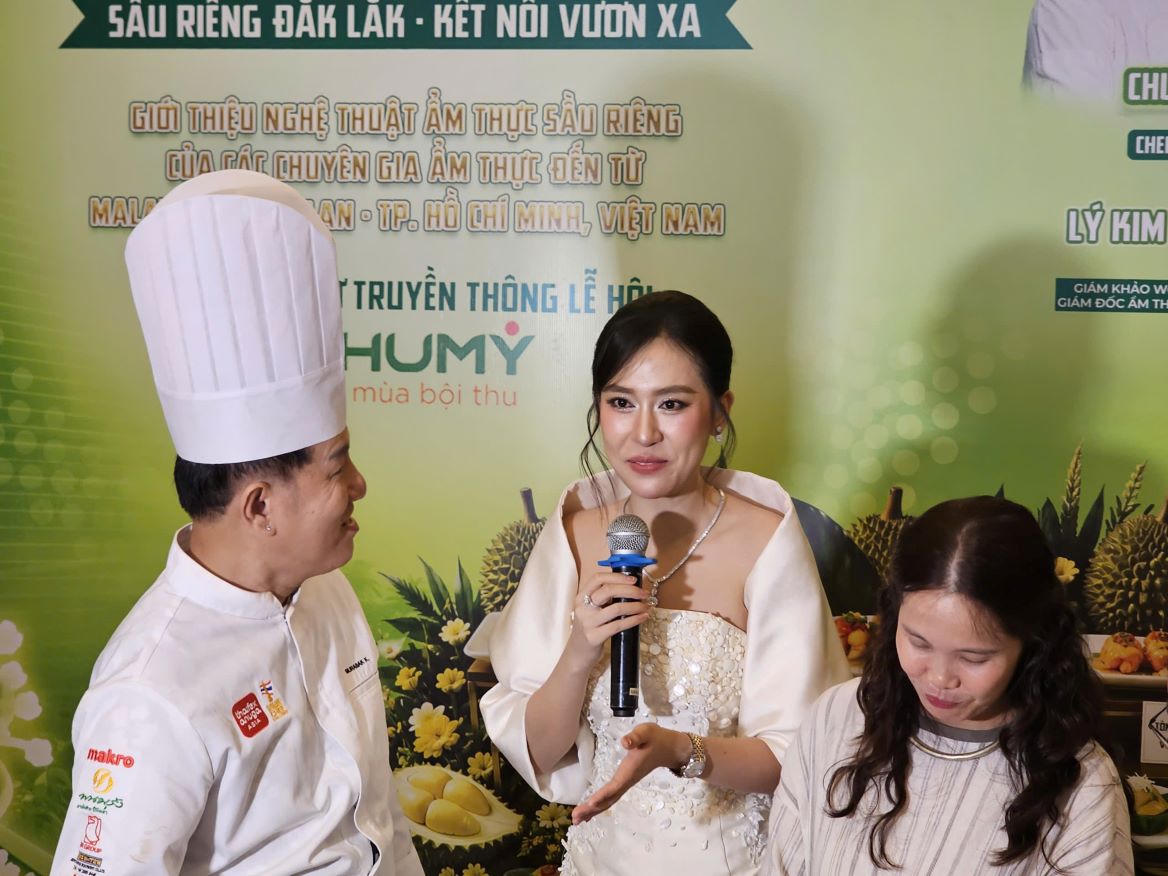 Độc đáo nghệ thuật ẩm thực từ sầu riêng