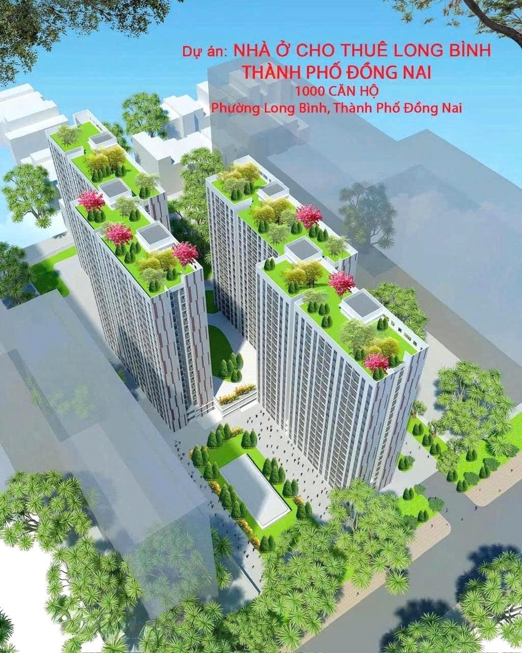 Dự án nhà ở cho thuê Long Bình giai đoạn 1 sẽ đáp ứng nhiều chỗ ở cho công nhân, người lao động.