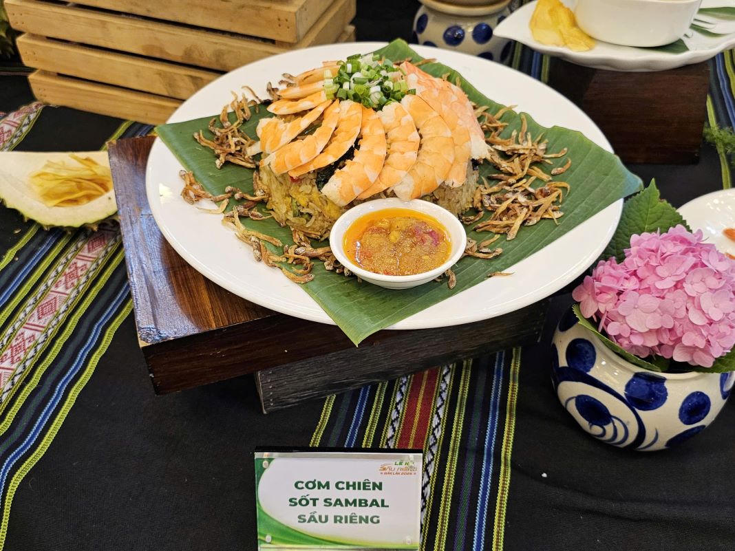 Độc đáo nghệ thuật ẩm thực từ sầu riêng