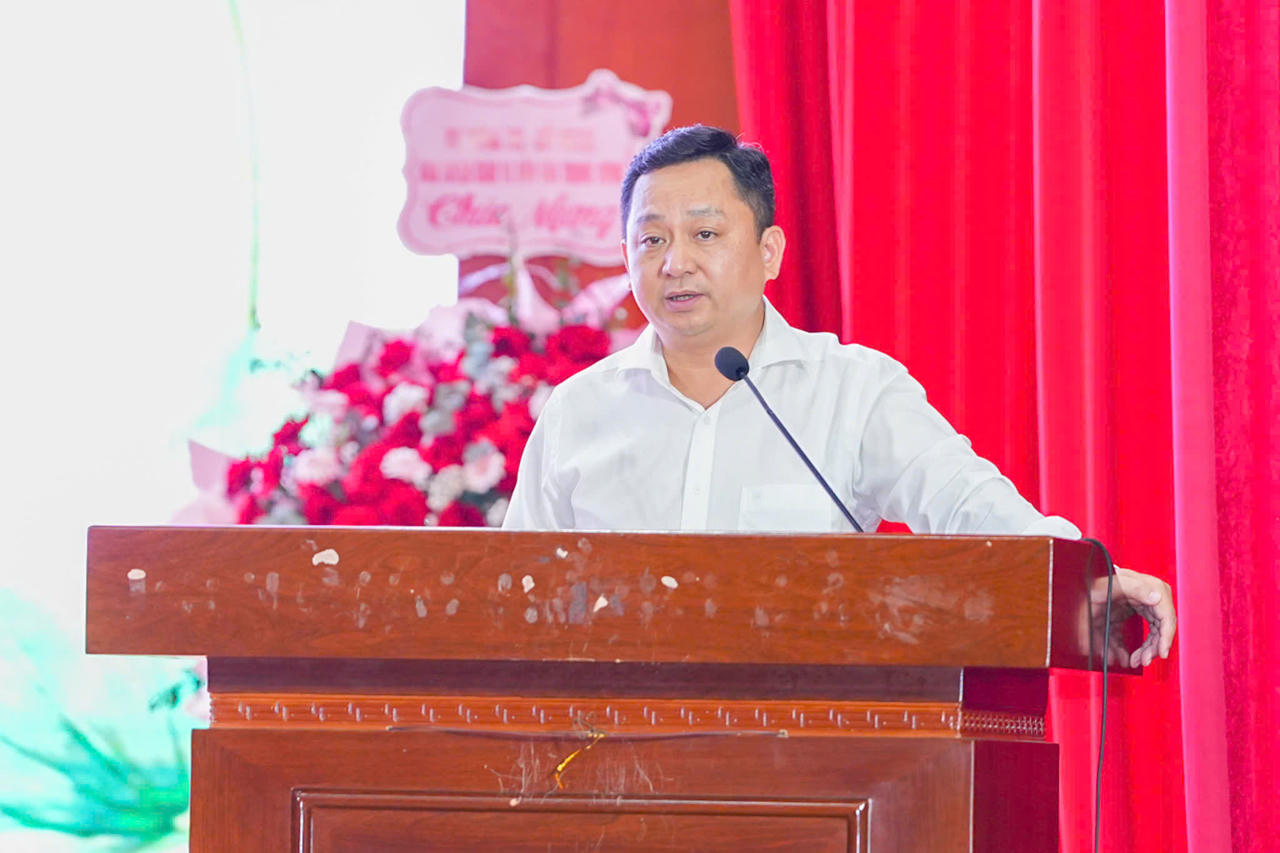 Ông Lương Hải Âu&nbsp;Phó trưởng Ban Tuyên giáo và Dân vận Thành ủy báo cáo đánh giá kết quả Hội thi