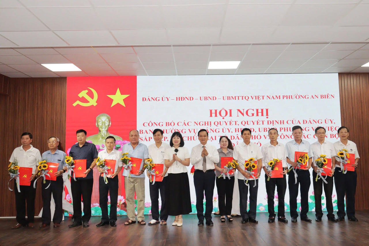 Tại phường An Biên, 37 tổ dân phố mới chính thức được kiện toàn và đi vào hoạt động từ ngày 1/7. 