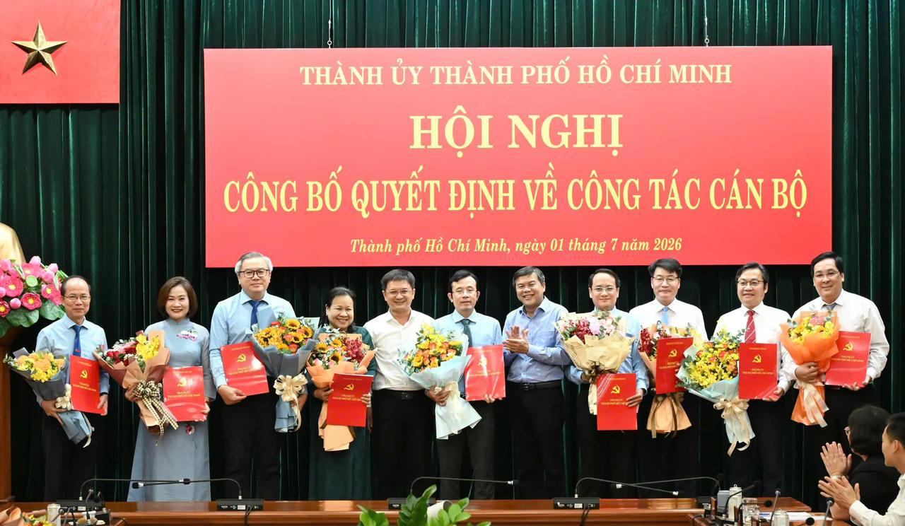 TP Hồ Chí Minh kiện toàn nhân sự 3 cơ quan báo chí trực thuộc Báo và Phát thanh, Truyền hình TP Hồ Chí Minh.
