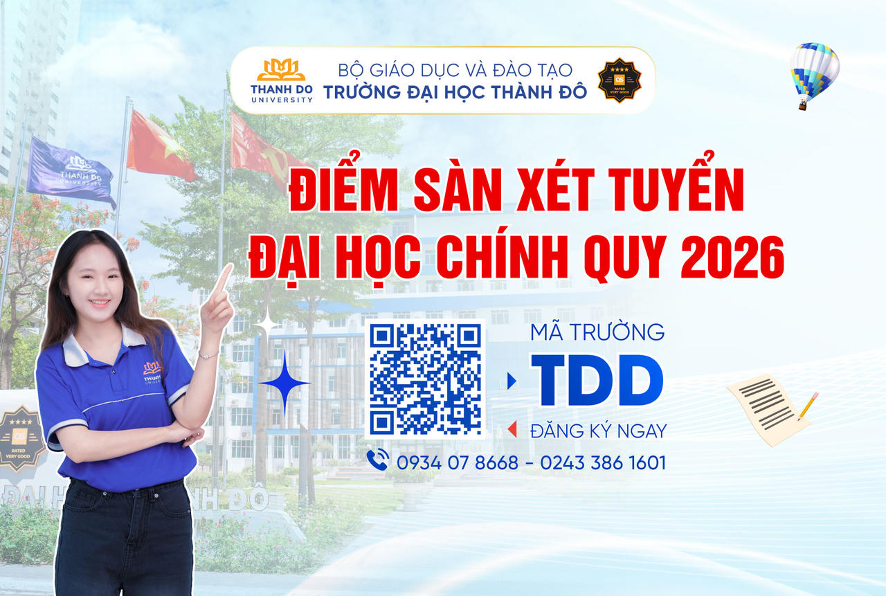 Trường Đại học Thành Đô công bố điểm sàn xét tuyển Đại học chính quy năm 2026