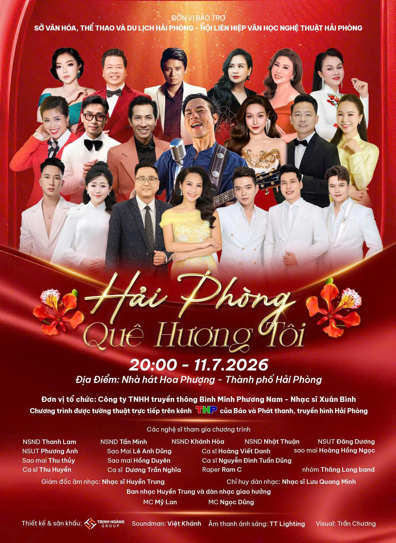 Đêm nhạc tri ân ‘Hải Phòng quê hương tôi’ sẽ diễn ra tối 11/7