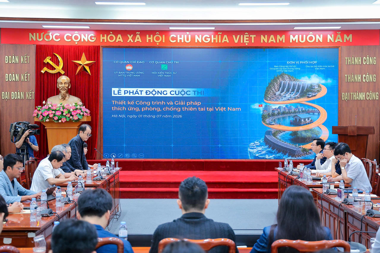 Phát động Cuộc thi “Thiết kế công trình và giải pháp thích ứng, phòng, chống thiên tai tại Việt Nam”