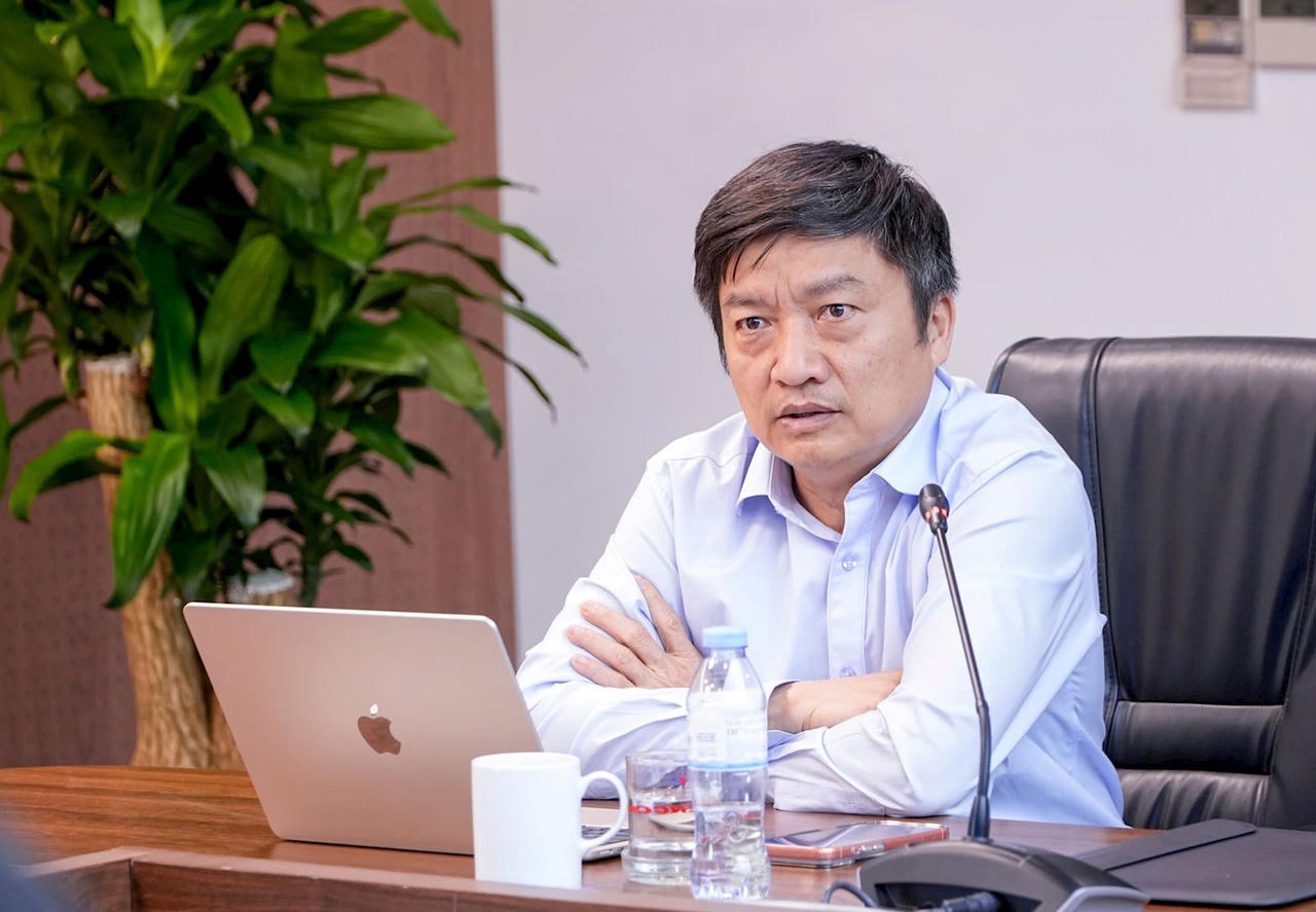 Chủ tịch Hội đồng thành viên Nguyễn Tiến Khoa phát biểu chỉ đạo tại Hội nghị