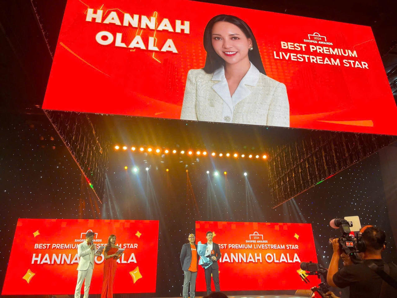 Hannah Olala ba năm liên tiếp nhận giải thưởng từ Shopee
