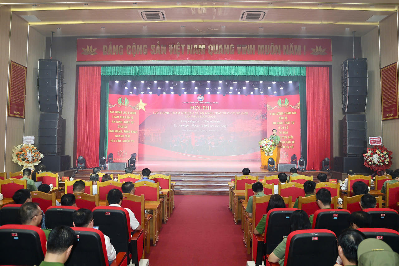 Quang cảnh hội thi.