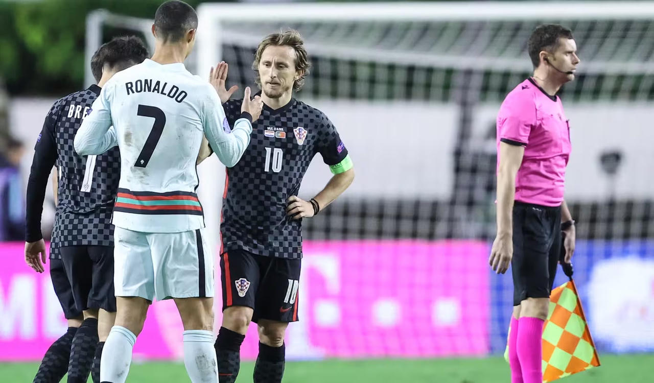  Hai đội trưởng gạo cội Cristiano Ronaldo và Luka Modric đối đầu 