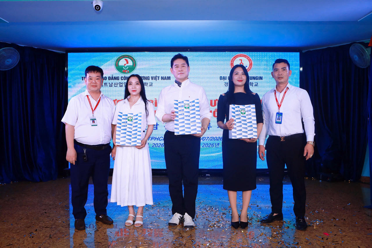 “Giao lưu văn hóa Việt Nam - Hàn Quốc năm 2026” giữa Trường Cao đẳng Công thương Việt Nam và Trường Đại học Nữ Kyung-In (Hàn Quốc)