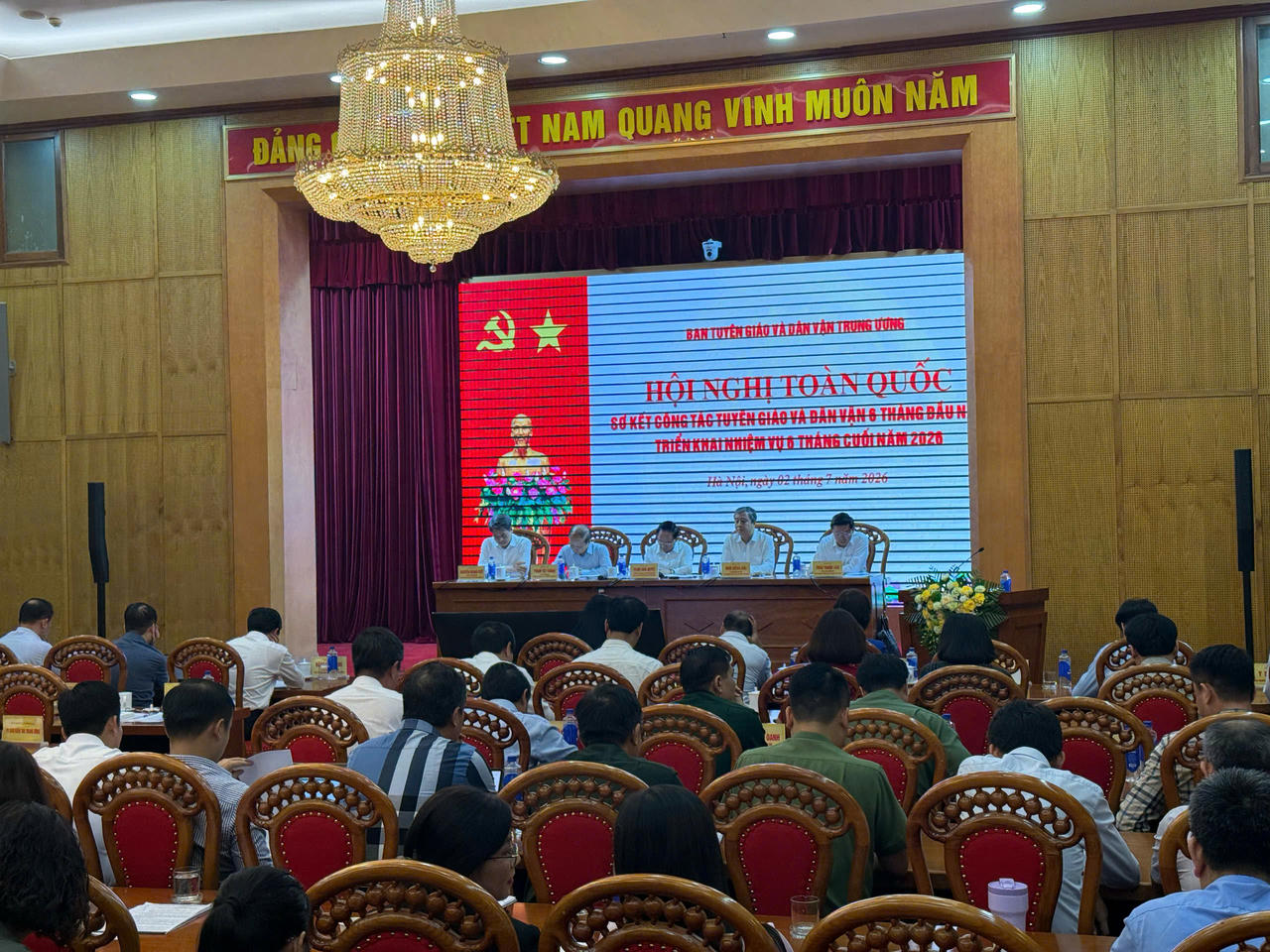 Ngành Tuyên giáo và Dân vận tiếp tục 'đi trước, mở đường', làm tốt công tác định hướng dư luận