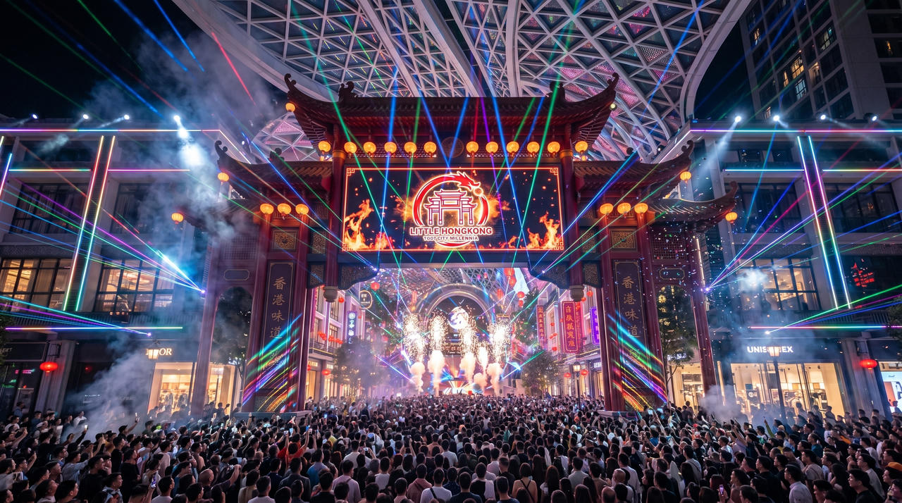 Phối cảnh tổ hợp Little Hong Kong tại T&T City Millennia 