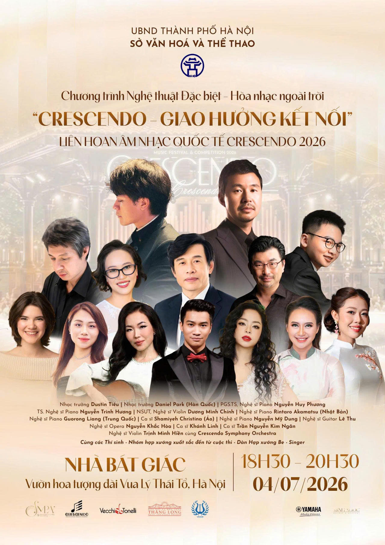 Các nghệ sĩ tham gia chương trình.
