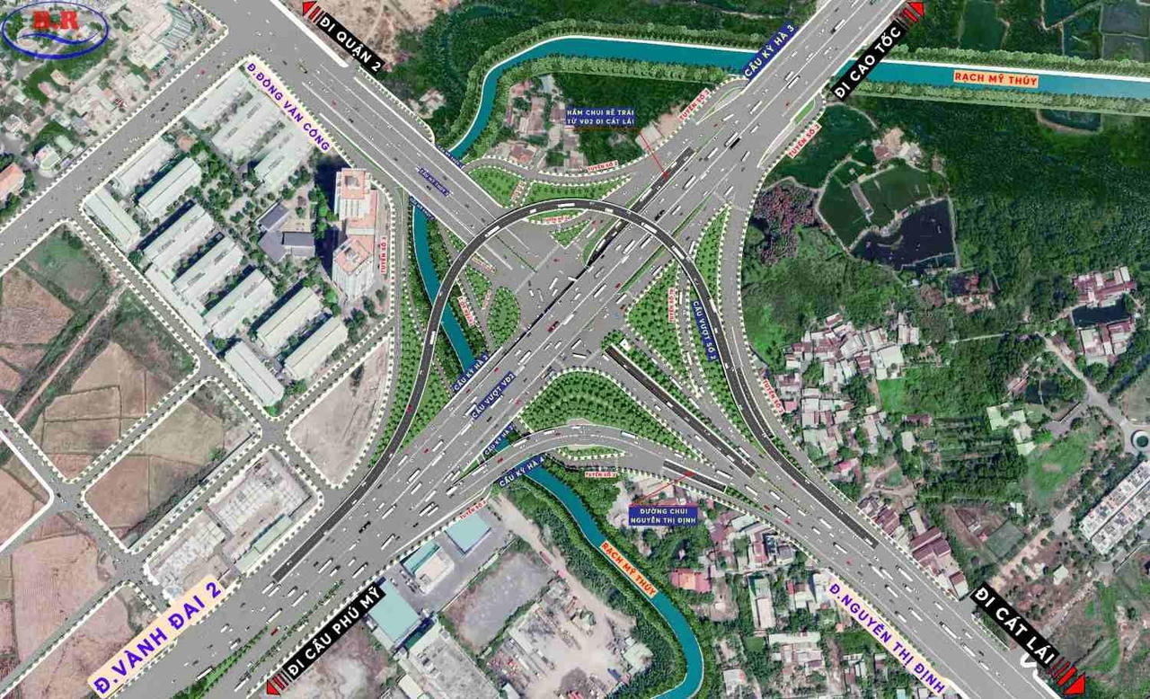 Dự án nút giao thông Mỹ Thủy đặc biệt quan trọng với giao thông TP HCM (Ảnh: Bùi Yên).